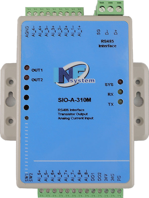 SIO-A-310M (8AI, RS485 Analog Input Module)