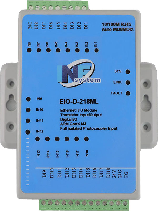 EIO-D-218ML 18DI, Ethernet I/O Module